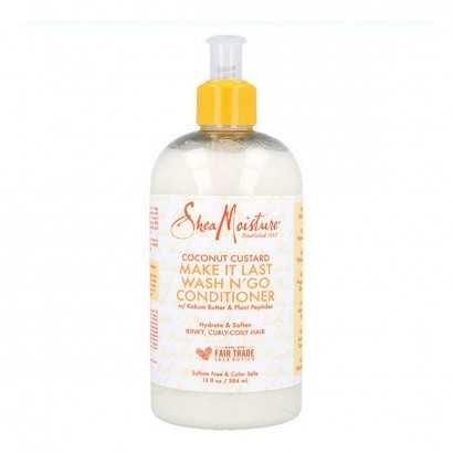 Après-shampooing Shea Moisture Coconut Custard Wash N'Go Shea Moisture (384 ml)-Adoucisseurs et conditionneurs-Verais