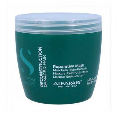 Hair Mask Alfaparf Milano Semidilino Reconstruct 500 ml (500 ml)-Hair masks and treatments-Verais
