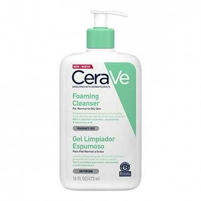 Gel Detergente Schiumoso CeraVe Foaming Cleanser 473 ml-Esfolianti e prodotti per pulizia del viso-Verais