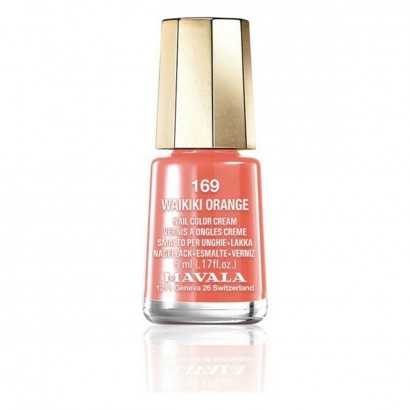 Smalto per unghie Nail Color Cream Mavala 169-waikiki orange (5 ml)-Manicure e pedicure-Verais