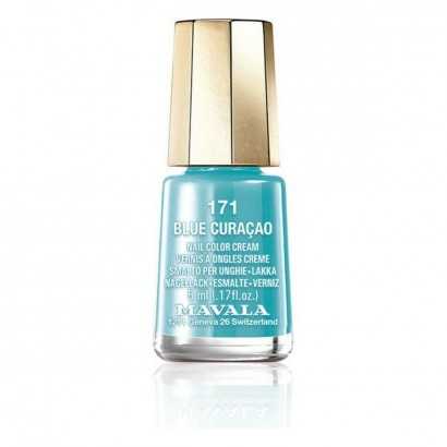 Nail polish Nail Color Cream Mavala 171-blue curaçao (5 ml)-Manicure and pedicure-Verais