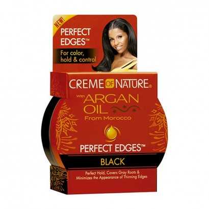 Crema de Fijación Ultrafuerte Creme Of Nature Oil Perfect Edges Extra Negro (63,7 g)-Geles fijadores-Verais