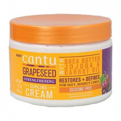 Hair Mask Cantu Grapeseed Curling Cream (340 g)-Hair masks and treatments-Verais