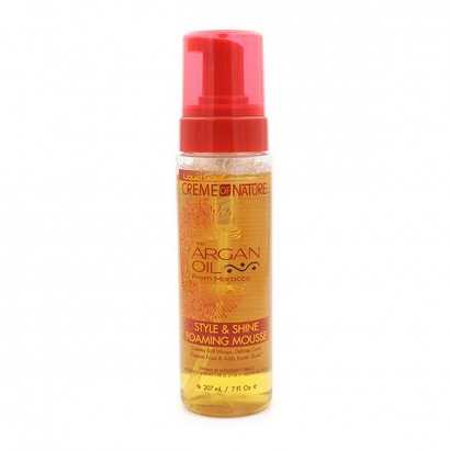 Mousse Fijador Argan Oil Creme Of Nature (207 ml)-Espumas para el pelo-Verais