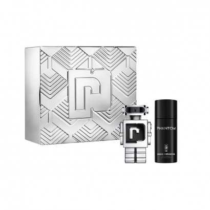 Men's Perfume Set Paco Rabanne Phantom 2 Pieces-Cosmetic and Perfume Sets-Verais