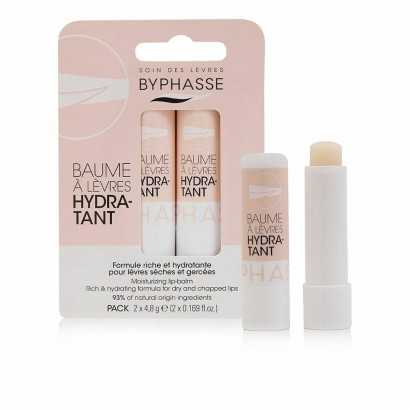 Moisturising Lip Balm Byphasse Bálsamo Labial Hidratante (4,8 g x 2)-Lipsticks, Lip Glosses and Lip Pencils-Verais