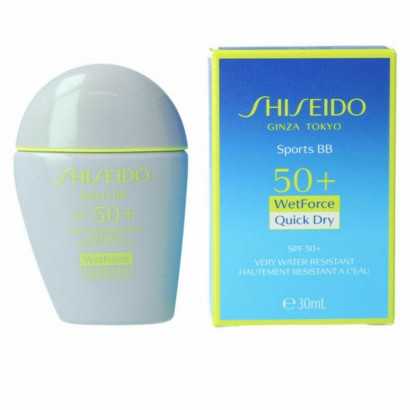 Sonnenschutz mit Farbe Shiseido Sports BB SPF50+ Mittlerer Ton (30 ml)-Sonnenschutz fürs Gesicht-Verais