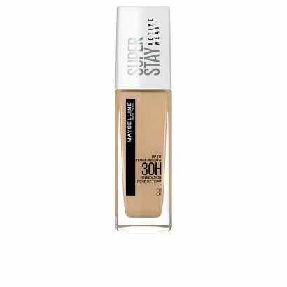 Base de Maquillage Crémeuse Maybelline Superstay Activewear 30h Foundation Nº Warm Nude (30 ml)-Maquillages et correcteurs-Verais