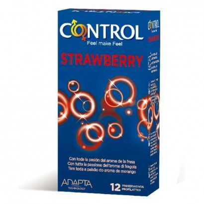 Condoms Control 43224 Strawberry (12 uds)-Condoms-Verais