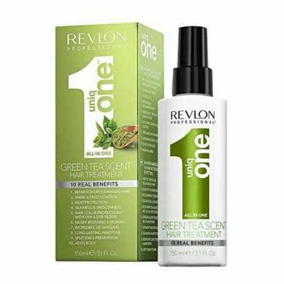 Protective Hair Treatment Revlon Uniq One Green Tea Scent (150 ml)-Hair masks and treatments-Verais