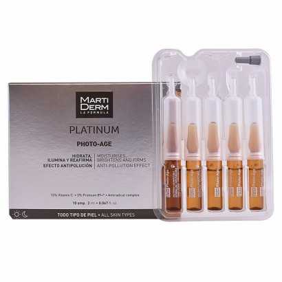 Ampoules Martiderm Platinum Photo-Age Antioxidant (10 x 2 ml)-Tonics and cleansing milks-Verais