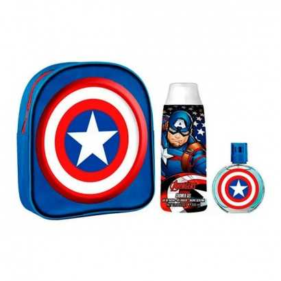 Set de Perfume Infantil Capitán América EDT (3 pcs)-Perfumes infantiles-Verais