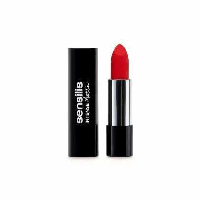 Lipstick Sensilis Intense Matte 401-Rubi Kiss (3,5 ml)-Lipsticks, Lip Glosses and Lip Pencils-Verais
