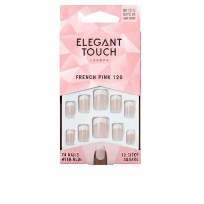 False nails Elegant Touch French S (24 uds)-Manicure and pedicure-Verais