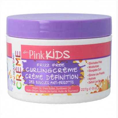 Hair Lotion Luster Pink Kids Frizz Free Curling Creme Curly Hair (227 g)-Hair masks and treatments-Verais