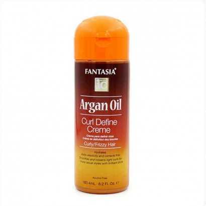 Hairstyling Creme Fantasia IC Argan Oil Curl Lockiges Haar (183 ml)-Haarkuren-Verais