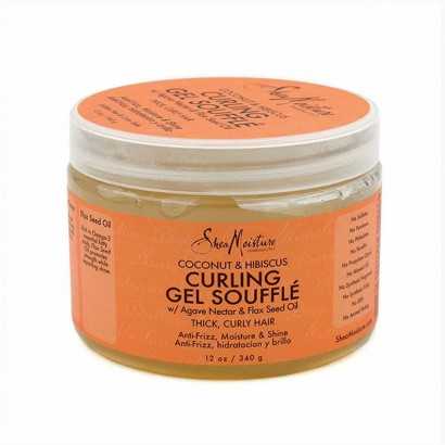 Styling Gel Shea Moisture Coconut & Hibiscus Curl Curly Hair (340 g)-Holding gels-Verais
