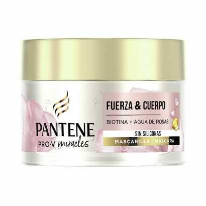 Restorative Hair Mask Pantene Miracle Volumen Nutricion Rose water Biotin 160 ml-Hair masks and treatments-Verais