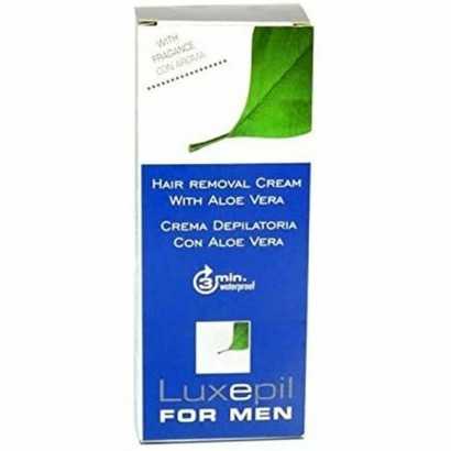 Body Hair Removal Cream Luxepil For Men Aloe Vera (150 ml)-Hair removal and shaving-Verais