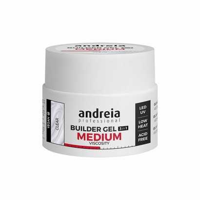 Nail gel Professional Builder Viscosity Clear Andreia Professional Builder (44 g)-Manicure and pedicure-Verais