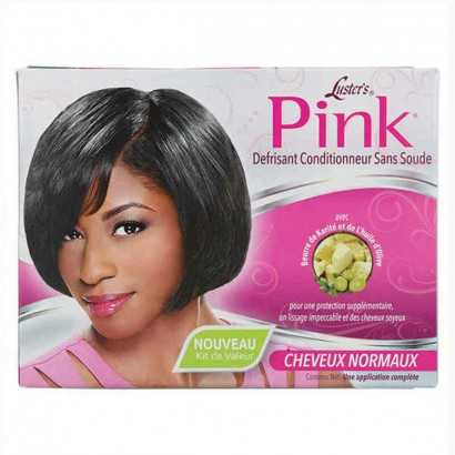 Hair Straightening Treatment Luster Pink Relaxer Kit Regular-Hair masks and treatments-Verais