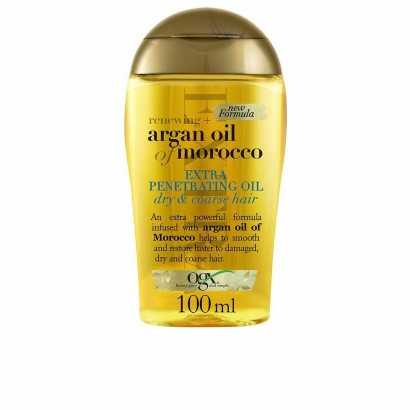 Hair Serum OGX 97616 Argan Oil 100 ml-Hair masks and treatments-Verais