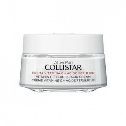 Antioxidant Moisturising Cream Collistar Attivi Puri Vitamin C (50 ml)-Anti-wrinkle and moisturising creams-Verais