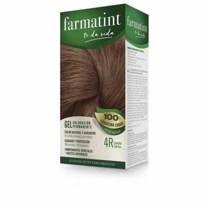 Dauerfärbung Farmatint 4r-Castaño Cobrizo Gel-Haarfärbemittel-Verais