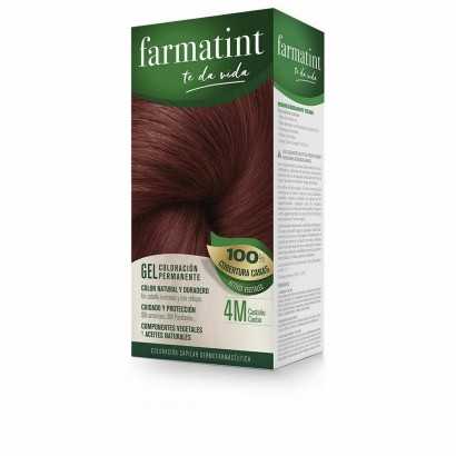 Permanent Dye Farmatint 4m-Castaño Caoba Gel-Hair Dyes-Verais