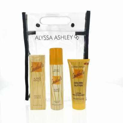 Women's Perfume Set Alyssa Ashley Cocovanilla (3 pcs)-Cosmetic and Perfume Sets-Verais