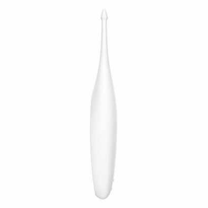 Curve Clitoral Vibrator Satisfyer White (17 x 3 cm)-Classic vibrators-Verais