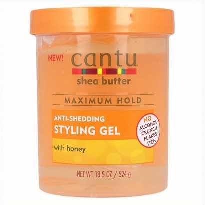 Shaping Gel Cantu Anti-Shedding Honey (524 g)-Holding gels-Verais
