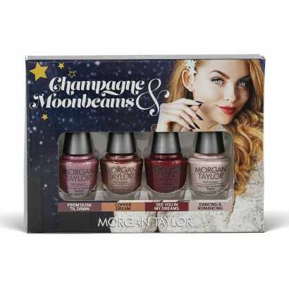 nail polish Morgan Taylor Champagne & Moonbeams (4 pcs)-Manicure and pedicure-Verais