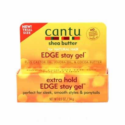 Conditioner Cantu Shea Butter Natural Hair Extra Hold Edge Stay Gel (14 g)-Softeners and conditioners-Verais
