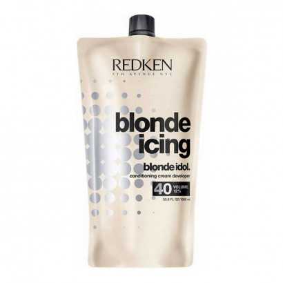 Acondicionador Redken Blonde Idol 40 vol 12 % 1 L-Suavizantes y acondicionadores-Verais