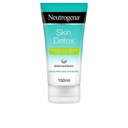 Masque purifiant Neutrogena Skin Detox Nettoyant Hydratant Argile Acide glycolique Détoxifiant (150 ml)-Masques Faciaux-Verais
