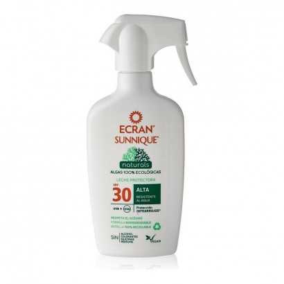 Body Sunscreen Spray Ecran Sunnique Naturals Sun Milk SPF 30 (300 ml)-Protective sun creams for the body-Verais