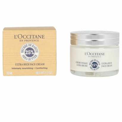 Restorative Cream L'Occitane En Provence Shea Butter (50 ml)-Anti-wrinkle and moisturising creams-Verais