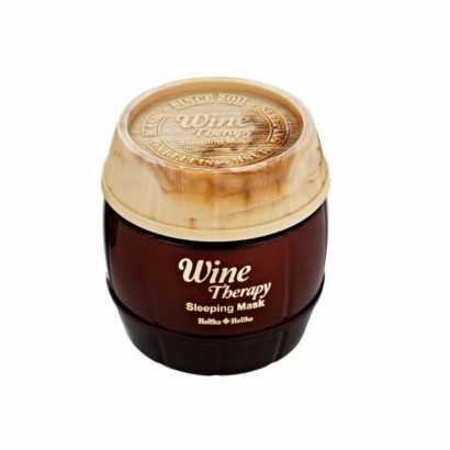 Maschera Idratante Notte Holika Holika Wine Therapy Vino Rosso (120 ml)-Maschere per la cura del viso-Verais