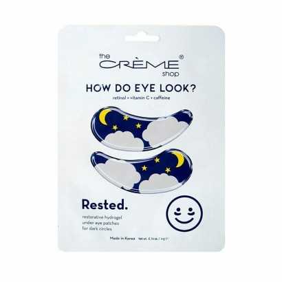 Patch for the Eye Area The Crème Shop Rested hydrogel Reusable 2 Units-Anti-wrinkle and moisturising creams-Verais