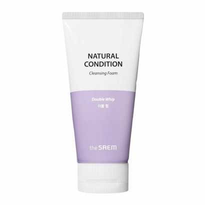 Cleansing Foam The Saem Natural Condition Double Whip (150 ml)-Cleansers and exfoliants-Verais