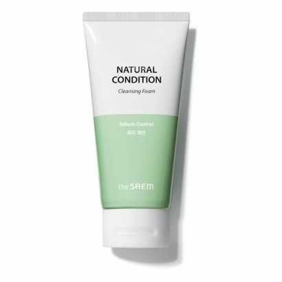 Cleansing Foam The Saem Natural Condition Sparkling (150 ml)-Cleansers and exfoliants-Verais