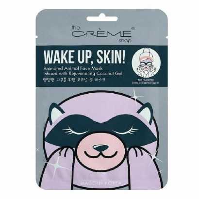 Facial Mask The Crème Shop Wake Up, Skin! Raccoon (25 g)-Face masks-Verais