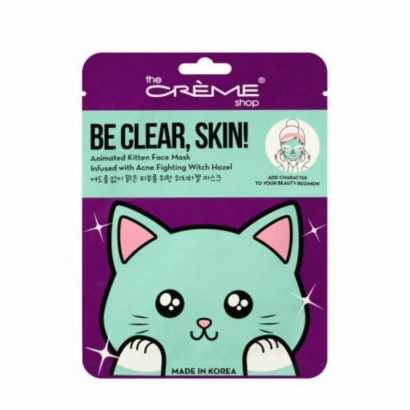 Facial Mask The Crème Shop Be Clear, Skin! Kitten (25 g)-Face masks-Verais