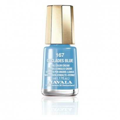 Esmalte de uñas Mavala Nail Color Cream 167-cyclades blue (5 ml)-Manicura y pedicura-Verais