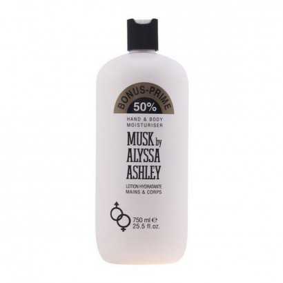 Hydrating Body Lotion Musk Alyssa Ashley Musk (750 ml)-Moisturisers and Exfoliants-Verais