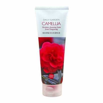 Schiuma Detergente Holika Holika Daily Garden Camelia (120 ml)-Esfolianti e prodotti per pulizia del viso-Verais