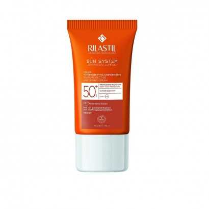 Sun Protection with Colour Rilastil Sun System Spf 50+ (50 ml)-Protective sun creams for the face-Verais