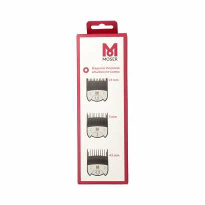 Set of combs/brushes Wahl Moser Pack Peines (1.5/3/4.5 MM)-Hair removal and shaving-Verais