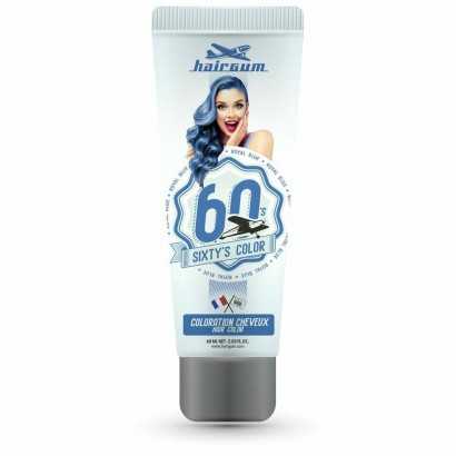 Semi-permanent Colourant Hairgum Sixty's Color royal blue (60 ml)-Hair Dyes-Verais